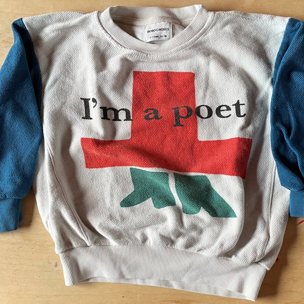 Bobo Choses I’m A Poet Sweatshirt
